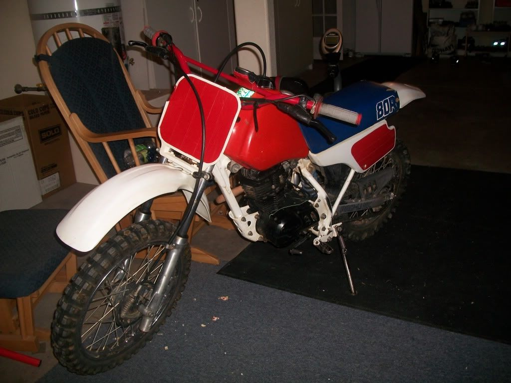 1987 Honda xr 80r #6