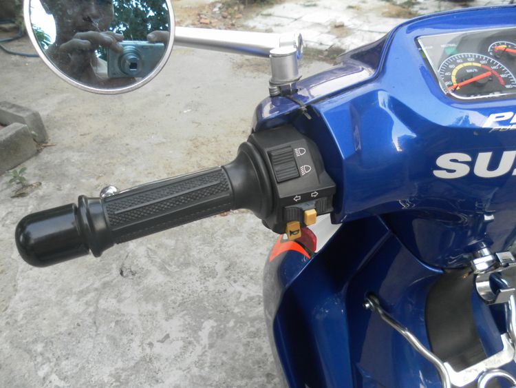 satria trang XANHchinh chu cong chung BAO SANG TEN..XE DEP NHIEU DO CHOI.BSTP - 1