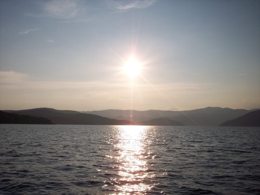 Sunset over Lake Jocassee