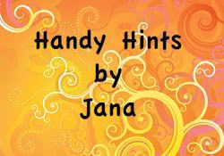 Handy Hints by Jana