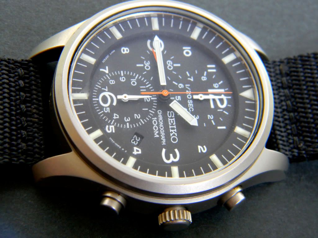 seiko military watch chronograph