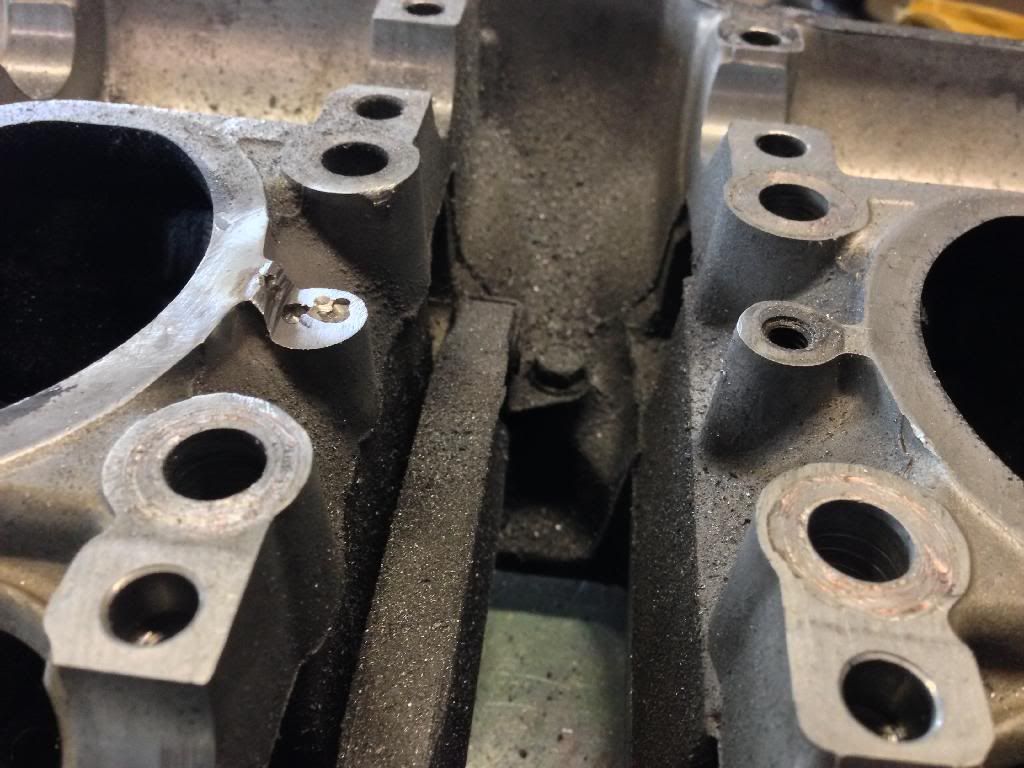 Stack welds to fix aluminum head?