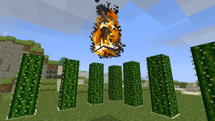 Is this some sort of new graphical feature with version 1.2.02? Blocks now burn on ALL sides, not just the top.