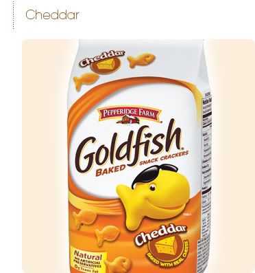 goldfish crackers bag. Goldfish crackers are