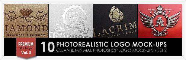 11 Photorealistic Logo Mock-Ups / Set 3 - 2