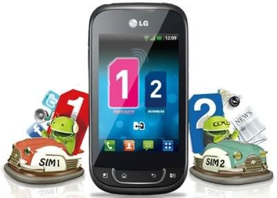 HP Android Dual On GSM LG Optimus Dual SIM P698 HP Android Dual On GSM LG Optimus Dual SIM P698