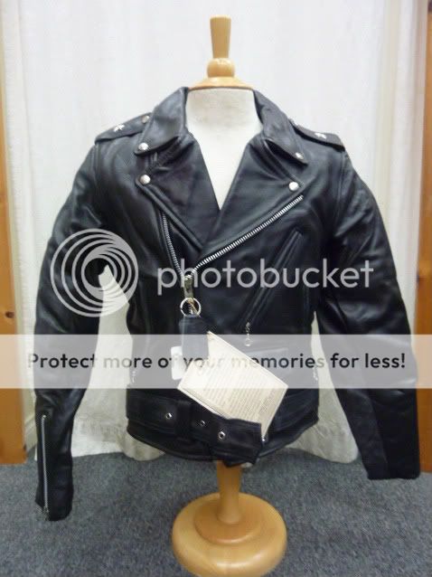 VANSON Leather Motorcycle Jacket SIZE42  