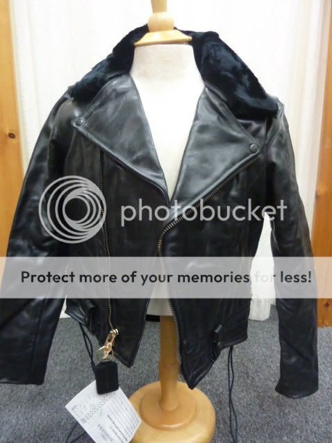 VANSON Leather Motorcycle Jacket SIZE40  