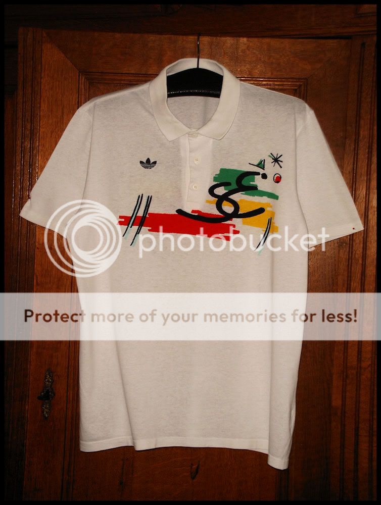 Vintage 1987 Adidas Stefan Edberg SE Signature Tennis Polo Shirt Lendl