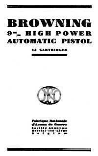 Browning 9mm High Power Manual