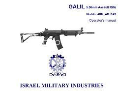 Galil Assault Rifle Manual