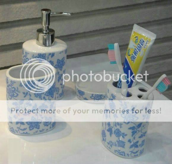 High End Bathroom 4pcs Ceramic Accessories set MS999  