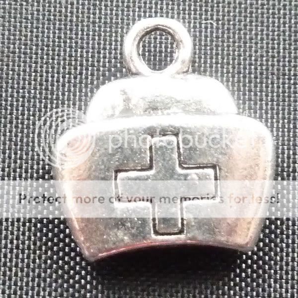 Free Ship 30pcs tibetan silver nurse hat Charms 13x12mm  